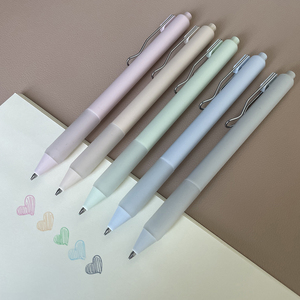 5 Chiếc Bút Gel Màu Mực Phấn 0.5Mm Thiết Kế Mới Và 5 Bút Đánh Dấu Chất Lỏng Bảo Vệ Mắt Màu Mềm Hình Vuông Bộ Dụng Cụ Nghiên Cứu - Product Image 6