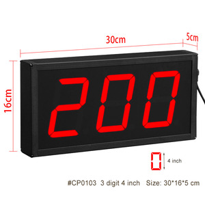 Cheetie cp009 Nhà thờ trong nhà cầu nguyện bài hát LED 3 chữ số hiển thị kỹ thuật số hymn Number Board - Product Image 2