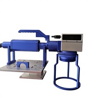 Machine de marquage laser de bureau compacte et portable 30W 50W 100W pour pièces métalliques, équipement neuf, livraison rapide, laser Raycus