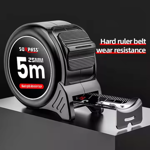 <span class=keywords><strong>Nastro</strong></span> di misura resistente all'usura altamente raccomandato 5m * 25mm <span class=keywords><strong>nastro</strong></span> di plastica <span class=keywords><strong>professionale</strong></span> comodo in acciaio - Product Image 3