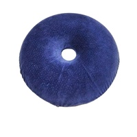 Oreiller rond en peluche de 15 pouces pour beignets Décoration alimentaire amusante Coussin de siège en mousse à mémoire de forme Remplissage pour canapé Chaise Plancher Canapé