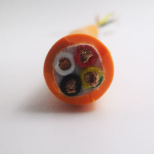 Nuevos materiales de alta calidad 4*4.0 mm2(4G4.0) PVC/TPE/PUR Robot Cable 4 Core 4mm Cables flexibles - Product Image 6