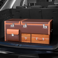 Sac de rangement pour voiture, bagages pour SUV, berlines, rangement de voiture, imperméable, grande capacité, robuste, multi-compartiments, avec poignée et serrure