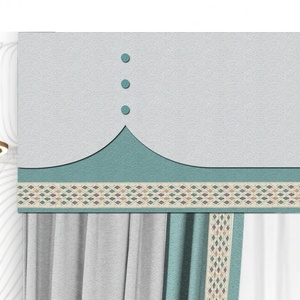 QINGYING <span class=keywords><strong>Gris</strong></span> Bleu En Gros <span class=keywords><strong>Pas</strong></span> <span class=keywords><strong>Cher</strong></span> Occultant Chenille Luxe Pare-Soleil <span class=keywords><strong>Double</strong></span> <span class=keywords><strong>Rideau</strong></span> Chambre - Product Image 2