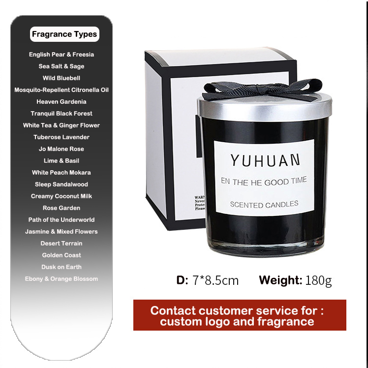 Large 200g Black + Lid