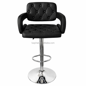 <span class=keywords><strong>Chaise</strong></span> TUQ <span class=keywords><strong>de</strong></span> qualité supérieure, en cuir PU, base en fer, siège large <span class=keywords><strong>de</strong></span> 48 cm, dossier haut <span class=keywords><strong>de</strong></span> 32 cm, tabouret <span class=keywords><strong>de</strong></span> bar, pour la maison, le <span class=keywords><strong>comptoir</strong></span> <span class=keywords><strong>de</strong></span> bar, la salle à manger en plein air - Product Image 6