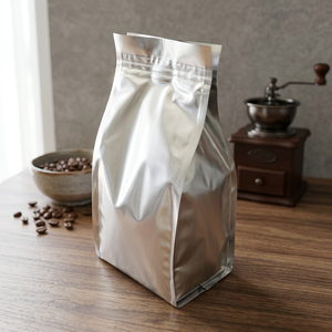 Bolsa con Fondo Plano y Cierre Personalizada para Envasado de Café y Té, Bolsa de Café de Aluminio Premium con Fondo Plano - Product Image 2