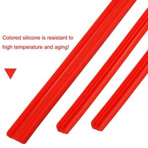 Lame de recharge d'essuie-glace souple de voiture de couleur d'usine KCTION lame d'essuie-glace hybride en caoutchouc Silicone - Product Image 4