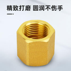 Connecteur à filetage interne hexagonal à 4 points en laiton, diamètre égal, filetage direct, connecteurs pour chauffe-eau solaire, adaptateur pour eau du robinet - Product Image 3