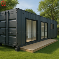 ALLBETTER Maison de vacances en conteneur, cabane préfabriquée de luxe pour projets de location de vacances