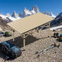 Ensemble table et chaises pliantes d'extérieur, chaise lune, table de camping pour grillades, combinaison table et chaise portable pour voiture