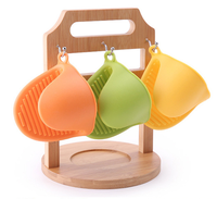 Gants en Silicone de qualité alimentaire, 1 unité, résistant à la chaleur, Mini four, Gadget de cuisine, vente en gros