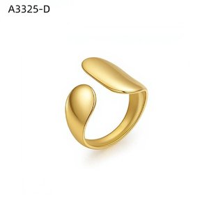 เอมี่ เอมี่แฟชั่นริง A3325 สแตนเลสสตีล 925 ชุบเงินสไตล์โมเดิร์นผู้หญิงสวมใส่ทุกวันของขวัญเครื่องประดับ - Product Image 2