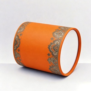 บรรจุภัณฑ์กล่องทรงกระบอกทำจากกระดาษแข็งรีไซเคิลได้ <span class=keywords><strong>เป็น</strong></span>มิตรกับสิ่งแวดล้อม สำหรับบรรจุภัณฑ์แป้งฝุ่นและน้ำหอม - Product Image 6