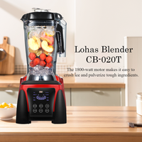 Blender Komersial Lohas, Prosesor Minuman Kuat, Pembuat Minuman Beku, Peralatan Persiapan Makanan