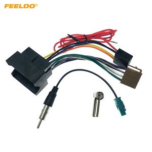 Câble de faisceau Audio stéréo ISO pour <span class=keywords><strong>Peugeot</strong></span> 207 <span class=keywords><strong>307</strong></span> 307CC 407 pour citroën C2 C5 <span class=keywords><strong>adaptateur</strong></span> de fil d'antenne Radio - Product Image 2