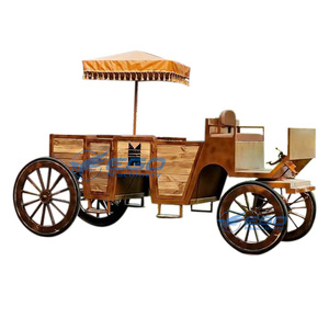 Charrette royale de mariage à prix d'usine, chariot à chevaux personnalisé, charrette de transport spéciale, charrette électrique de tourisme - Product Image 2