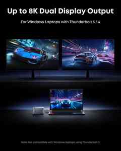 Anker Prime TB5 Dockingstation mit 140W Max Ladeleistung und 120Gbps Max Übertragungsrate mit 14 Anschlüssen Thunderbolt 5 Dockingstation - Product Image 4