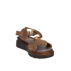 Ariel Women's Low Sandal Brown 41 <b>Flat</b> Heel 4 Cm - Product Image 4
