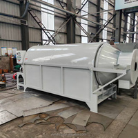 Machine de torréfaction et de séchage numérique à température contrôlée en acier inoxydable pour noix, arachides, maïs, café, fèves de cacao, capacité 1000 kg