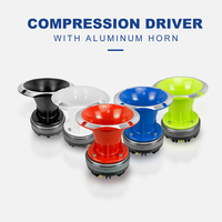 Haut-parleur à diaphragme en titane et driver de compression à cornet avec cornet en aluminium, goulot de 2 pouces, puissance maximale de 250 W, plusieurs couleurs