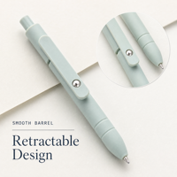 Stylo neutre créatif à action par clic, couleurs Morandi, pour étudiants, en plastique, avec fonction de pulvérisation de colle, vente en gros, stylo de test de précision