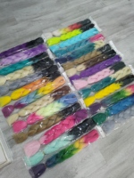 Extensions de Cheveux Synthétiques à Tresser de Haute Qualité, Vente en Gros, Ombrées, Matériau Brut pour Crochets, Tresses Jumbo, Cheveux à Tresser Yaki