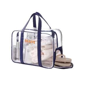 Bolsa de Playa Portátil de PVC con Compartimento Impermeable para Trajes de Baño, Cosméticos, Artículos de Aseo, Zapatos, Natación y Almacenamiento - Product Image 5