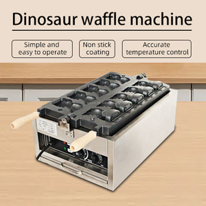 2000w Dinosaur Waffle <strong>Cake</strong> <strong>Maker</strong> Mouth Opening Dinosaur Style Waffle Bread Machine Ice Cream Chicken Rolls Fill Waffle <strong>Maker</strong> - Product Image 5