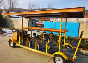 Bière Fête Pub Pédale Cycle Bar Bus Bière Électrique Voiture Véhicule Touristique Mini Navette Touristique Bus Pédale Loisirs City Tour Voiture - Product Image 3