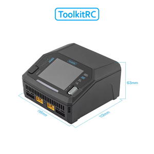 Chargeur/Déchargeur Intelligent Double Canal ToolkitRC M6DAC Pro AC300W / M6DAC V2 AC 200W pour Batteries LiPo DC 400WX2 16AX2 1-6S LiHV - Product Image 3
