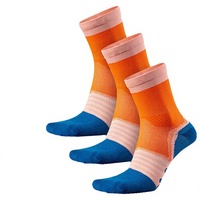 Chaussettes de cyclisme de compression sportives en tricot Coolmax à séchage rapide pour hommes - Saison printemps Adultes