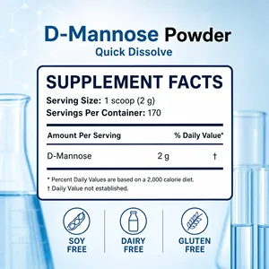 Polvere di D-Mannosio per Adulti, Integratore Puro per la Salute del Tratto Urinario, Supporto Vescicale, Soluzione Rapida, Rimedio Naturale, OEM/ODM, Etichetta Privata 1 - Product Image 4