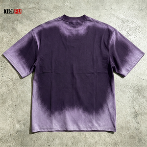 <strong>Men's</strong> T-<strong>Shirt</strong> Streetwear 280gsm Boxy Fit Tshirt Oversized Top 100%Cotton Graphic Tee Baggy Vintage Wash t <strong>Shirt</strong> Bulk Custom - Product Image 2