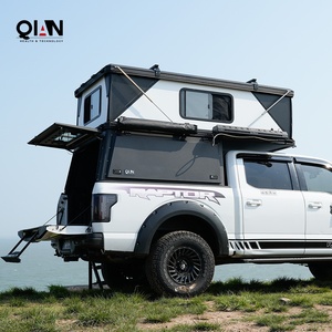 2025 thiết kế mới xe tải cắm trại overland Pop Up cứng hai mặt vỏ cửa sổ bật lên Lều xe tải gián đoạn cắm trại - Product Image 3
