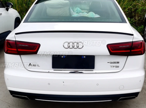 สปอยเลอร์หลังรถยนต์ ชุดแต่งสปอยเลอร์หลัง สำหรับ Audi A6 C7 ปี 2012 2013 2014 2015 2016 2017 2018 ชุดแต่งสปอยเลอร์ฝากระโปรงท้าย - Product Image 5