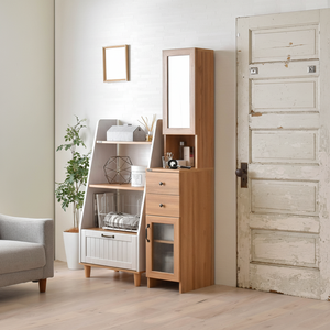 ลิ้นชักไม้อเนกประสงค์ดีไซน์ญี่ปุ่นทันสมัยตู้กระจกเก็บของได้ลิ้นชักน่ารักสำหรับรับประทานอาหารบ้านเฟอร์นิเจอร์อพาร์ทเมนต์ - Product Image 1