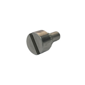 Goupille de centrage à tête fendue sur mesure avec section filetée, usinée avec précision par CNC, pour l'assemblage de machines - Product Image 6