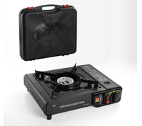 Réchaud à gaz commercial pliable en acier inoxydable pour fêtes et événements en extérieur, idéal pour hotpot et barbecue