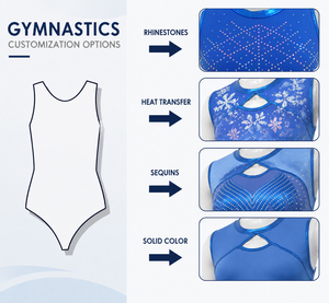 <span class=keywords><strong>Justaucorps</strong></span> de gymnastique pour adultes personnalisés en gros, combinaison de sport sans manches pour la gymnastique - Product Image 5