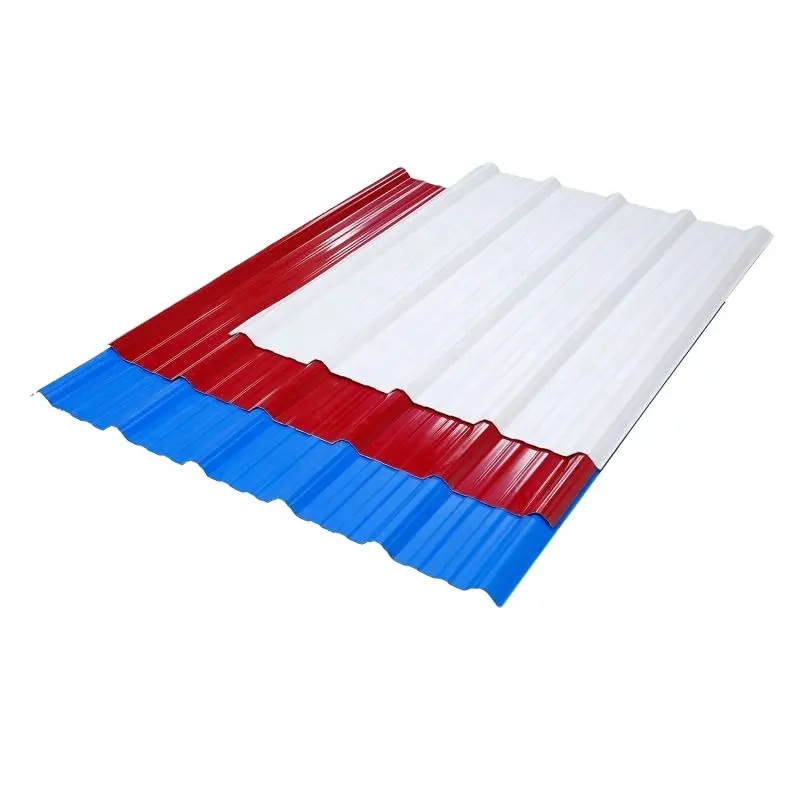 High pitch pvc /UPVC corrugated plastic roofing tile 1075mm/tejas pvc in Colombia