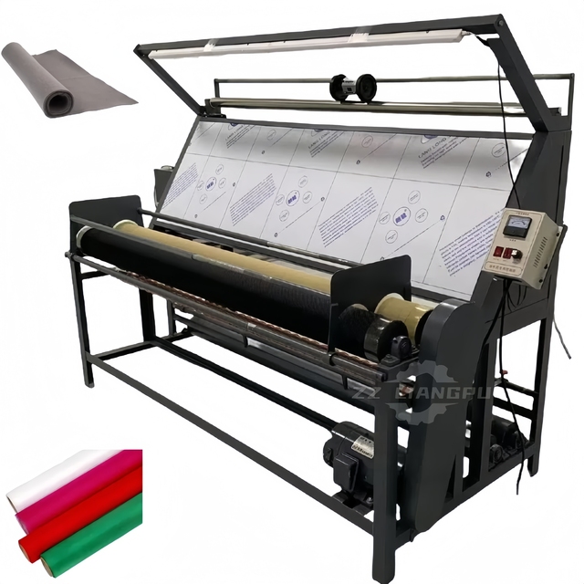High Quality Automatic Fabric Inspection Rolling Machine Cloth Inspecting Machine