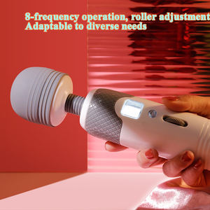 Verwarmende AV-staaf 360 graden rotatie vibrator volwassenen waterdichte siliconen oplaadbare volledige lichaamsmassage seksspeeltje - Product Image 5