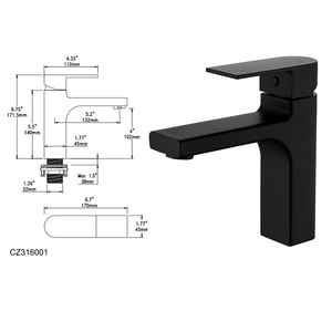 Main Body Brass Deck Mounted Waterfall Basin <strong>Faucet</strong> Cupc Certified Wash Basin Taps