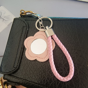 Wholesale New Personalized Mini <b>Mirror</b> <b>Light</b> Keychain Bag <b>Makeup</b> <b>Mirror</b> Flower Backpack Cute Bag Pendant Inspired by Ins - Product Image 3