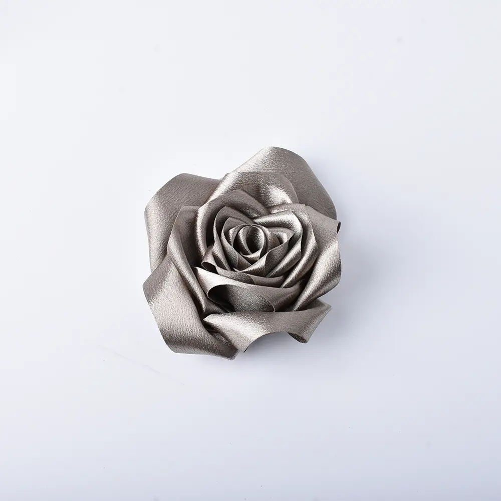 Hot Sale 10cm High Satin Phantom Rose Cloth Handmade Jewelry Accessories and Findings   Components for Europe the United States