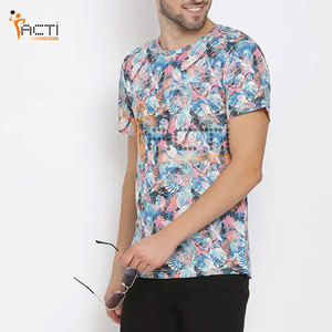Cuello Redondo Mejor Precio Sublimación Camisetas Último Diseño Logotipo Personalizado Hombres Sublimación Camiseta - Product Image 2