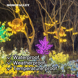 Statue d'abeille dynamique réaliste <span class=keywords><strong>à</strong></span> LED inspirée des abeilles, IP65, décoration paysagère, lumière <span class=keywords><strong>à</strong></span> thème 3D, parcs extérieurs, Noël, Halloween - Product Image 4