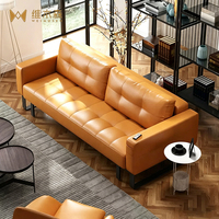 Sofá Cama Eléctrico Convertible con Control Remoto, Respaldo Ajustable, Diseño Plegable, Compacto, de 2 Plazas, para Salas de Estar Pequeñas