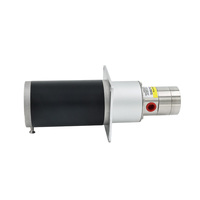 Pompe doseuse de précision micro avec moteur à balais, déplacement 1,2 ml/rev, pompe à engrenages magnétique 316L pour liquides acides et alcalins